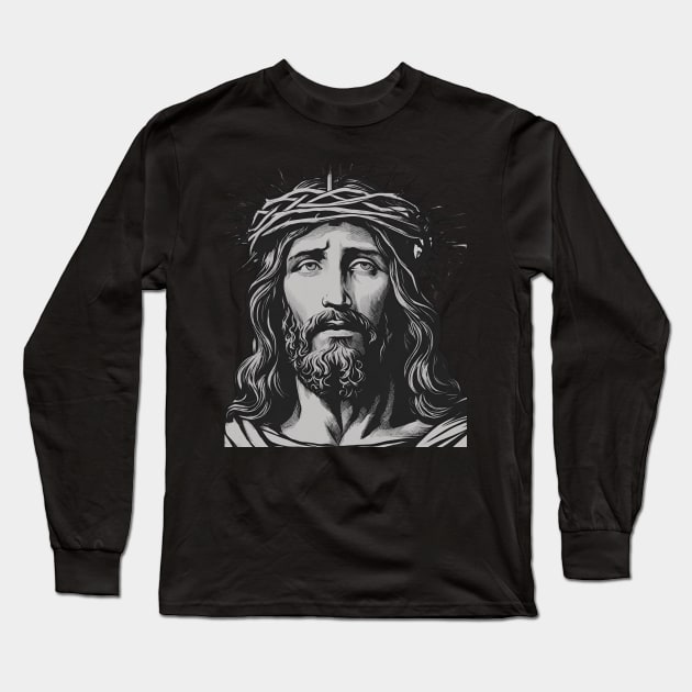 The Lord And Savior Jesus Christ Long Sleeve T-Shirt by LivingWellness